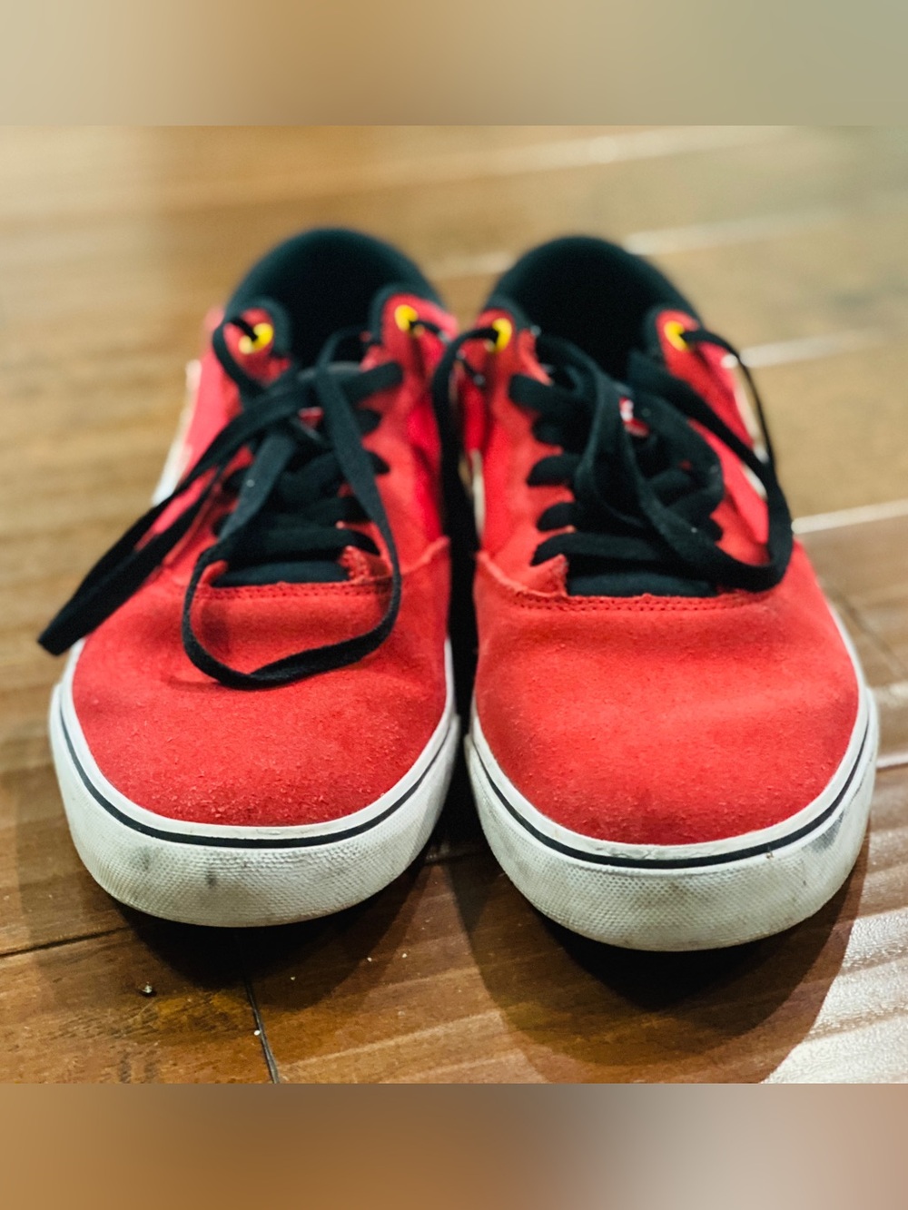 Nike SB Charge Men's Canvas Skate Shoes Red Size 9